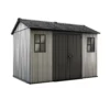 Keter Oakland 11 X 7.5ft Outdoor Garden Apex Storage Shed - Grey