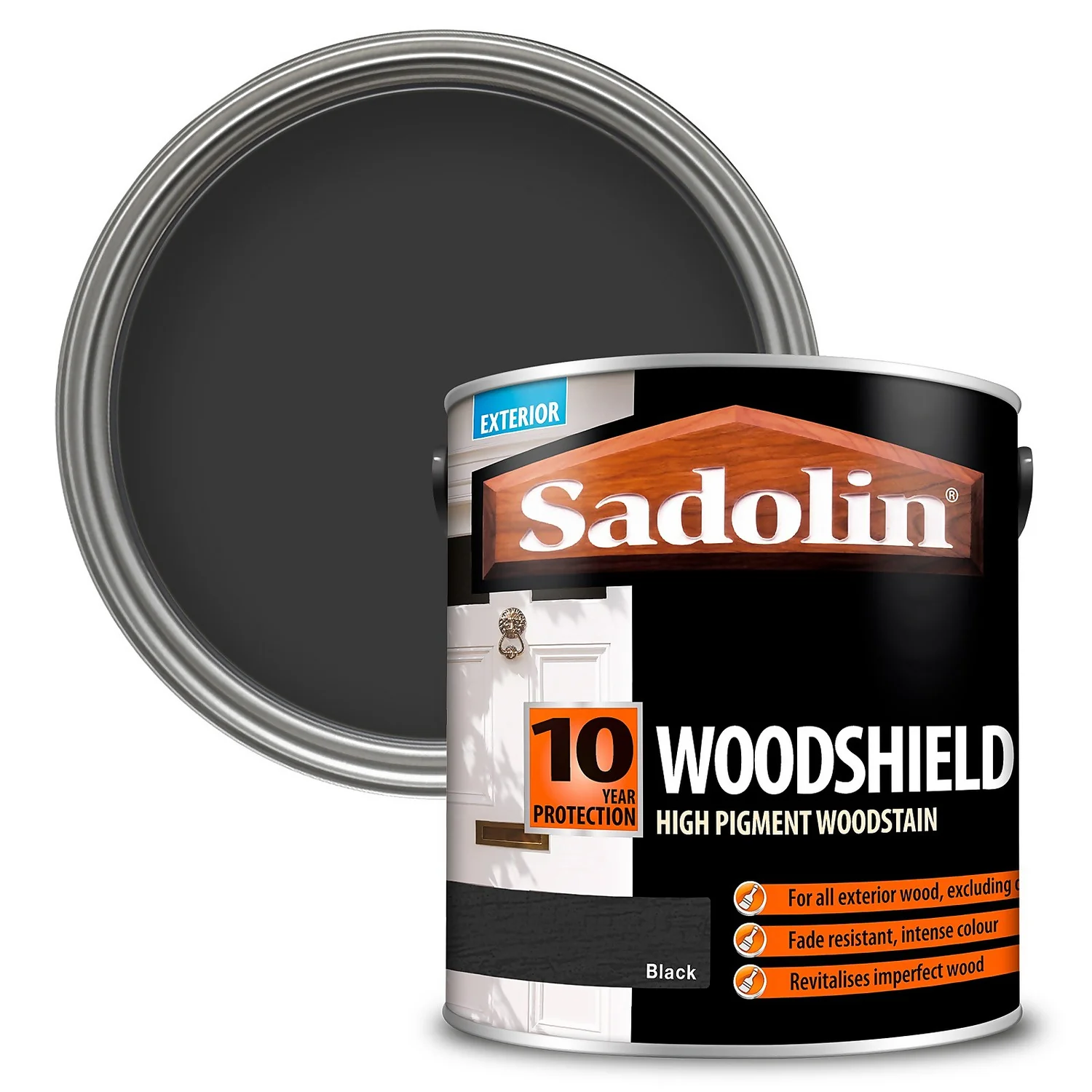 Sadolin Woodshield Woodstain Black - 2.5L 1 Sadolin Woodshield Woodstain Black - 2.5L
