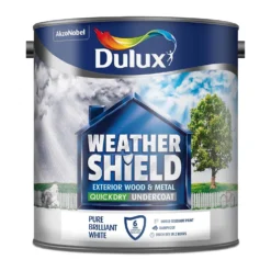 Dulux Weathershield Exterior Quick Dry Undercoat Pure Brilliant White - 2.5L -Best Home Furnishing Store 12841493 1764832959843512