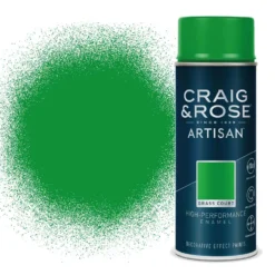 Craig & Rose Artisan Enamel Gloss Spray Paint - Grass Court - 400ml