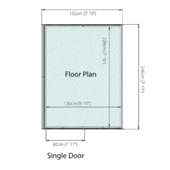 Country Living Southwell 8 X 4ft Premium Lean To Greenhouse Painted + Installation - Thorpe Towers -Best Home Furnishing Store 12876015 1084843879552500