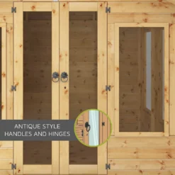 Country Living Tuxford 12 X 8ft Premium Traditional Summerhouse Painted + Installation - Thorpe Towers -Best Home Furnishing Store 12877400 3875040028446000