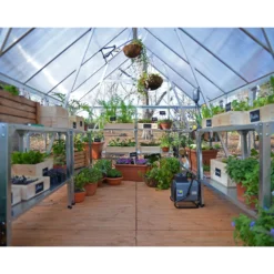 Palram Canopia Hybrid 6 X 12ft Silver Greenhouse -Best Home Furnishing Store 12877509 6894853166971427