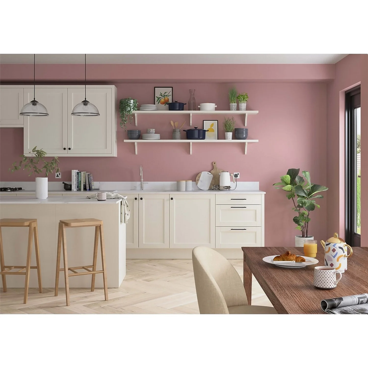 Dulux Simply Refresh One Coat Matt Emulsion Paint Pressed Petal - 2.5L 7 Dulux Simply Refresh One Coat Matt Emulsion Paint Pressed Petal - 2.5L - Image 7