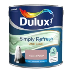 Dulux Simply Refresh One Coat Matt Emulsion Paint Pressed Petal - 2.5L 11 Dulux Simply Refresh One Coat Matt Emulsion Paint Pressed Petal - 2.5L -Best Home Furnishing Store 12881560 9034843843661349