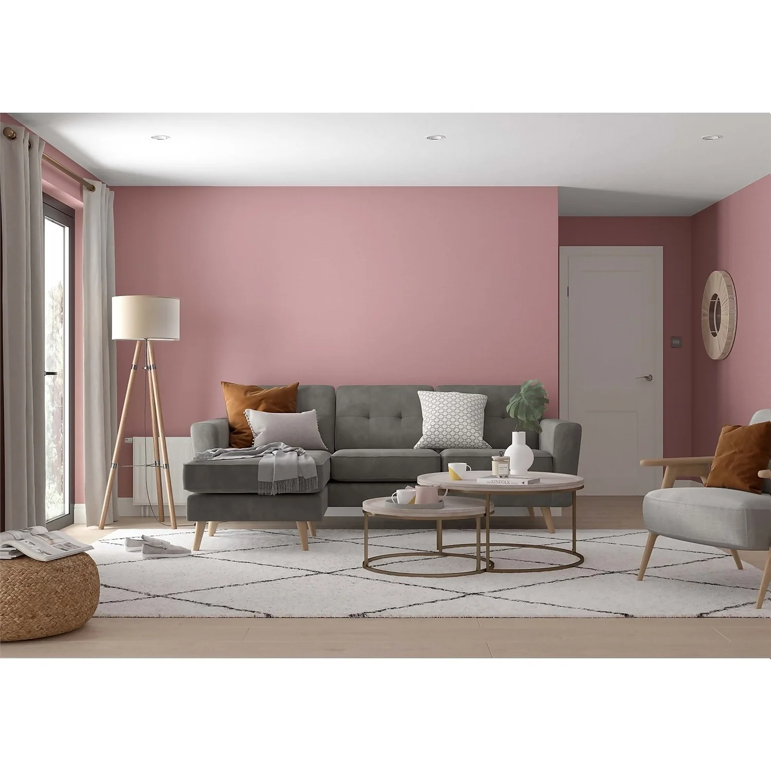 Dulux Simply Refresh One Coat Matt Emulsion Paint Pressed Petal - 2.5L 2 Dulux Simply Refresh One Coat Matt Emulsion Paint Pressed Petal - 2.5L - Image 2