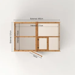 Country Living Kelham 4 X 6ft Traditional Greenhouse Painted + Installation - Thorpe Towers -Best Home Furnishing Store 12881656 1354843881569415