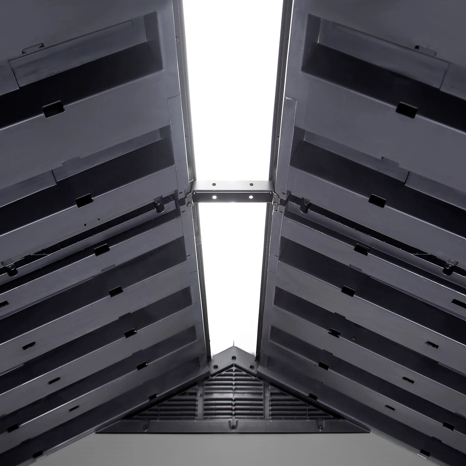 Keter Premier 7 X 7ft Outdoor Garden Apex Storage Shed - Grey 4 Keter Premier 7 X 7ft Outdoor Garden Apex Storage Shed - Grey - Image 4