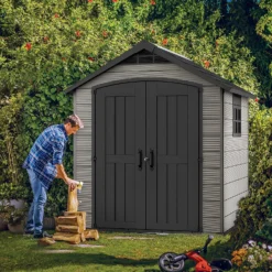 Keter Premier 7 X 7ft Outdoor Garden Apex Storage Shed - Grey 19 Keter Premier 7 X 7ft Outdoor Garden Apex Storage Shed - Grey -Best Home Furnishing Store 12882034 7855036180740362