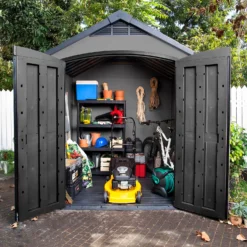 Keter Premier 7 X 7ft Outdoor Garden Apex Storage Shed - Grey 18 Keter Premier 7 X 7ft Outdoor Garden Apex Storage Shed - Grey -Best Home Furnishing Store 12882034 9565036180690085