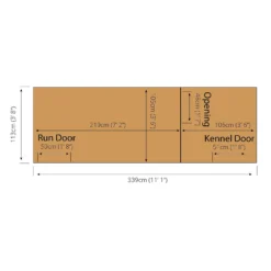 Mercia 12 X 4 Dog Kennel & Run -Best Home Furnishing Store 12883215 4024849535576394