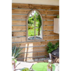Church Window Outdoor Garden Mirror - 105cm -Best Home Furnishing Store 12883608 1564875470381190