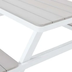 Picnic Bench - White & Grey -Best Home Furnishing Store 12885210 1514846186591569
