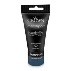 Crown Easyclean Bathroom Paint Midnight Navy - 40ml -Best Home Furnishing Store 12886554 1994853989651176