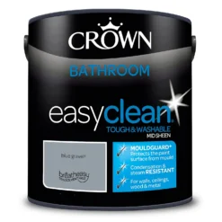Crown Easyclean® Mouldguard+ Bathroom Mid Sheen Washable Multi Surface Paint Blue Gravel® - 2.5L 13 Crown Easyclean® Mouldguard+ Bathroom Mid Sheen Washable Multi Surface Paint Blue Gravel® - 2.5L -Best Home Furnishing Store 12886755 1594853415650199