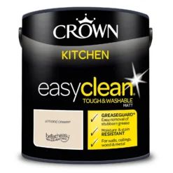 Crown Easyclean®Greaseguard+ Kitchen Matt Washable Multi Surface Paint Almond Cream® - 2.5L -Best Home Furnishing Store 12886951 6214853416343700