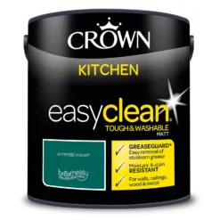 Crown Easyclean®Greaseguard+ Kitchen Matt Washable Multi Surface Paint Emerald Vision® - 2.5L -Best Home Furnishing Store 12886964 1544853416408086
