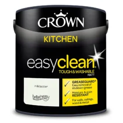 Crown Easyclean®Greaseguard+ Kitchen Matt Washable Multi Surface Paint Milk Bottle® - 2.5L -Best Home Furnishing Store 12886967 9834853416512996