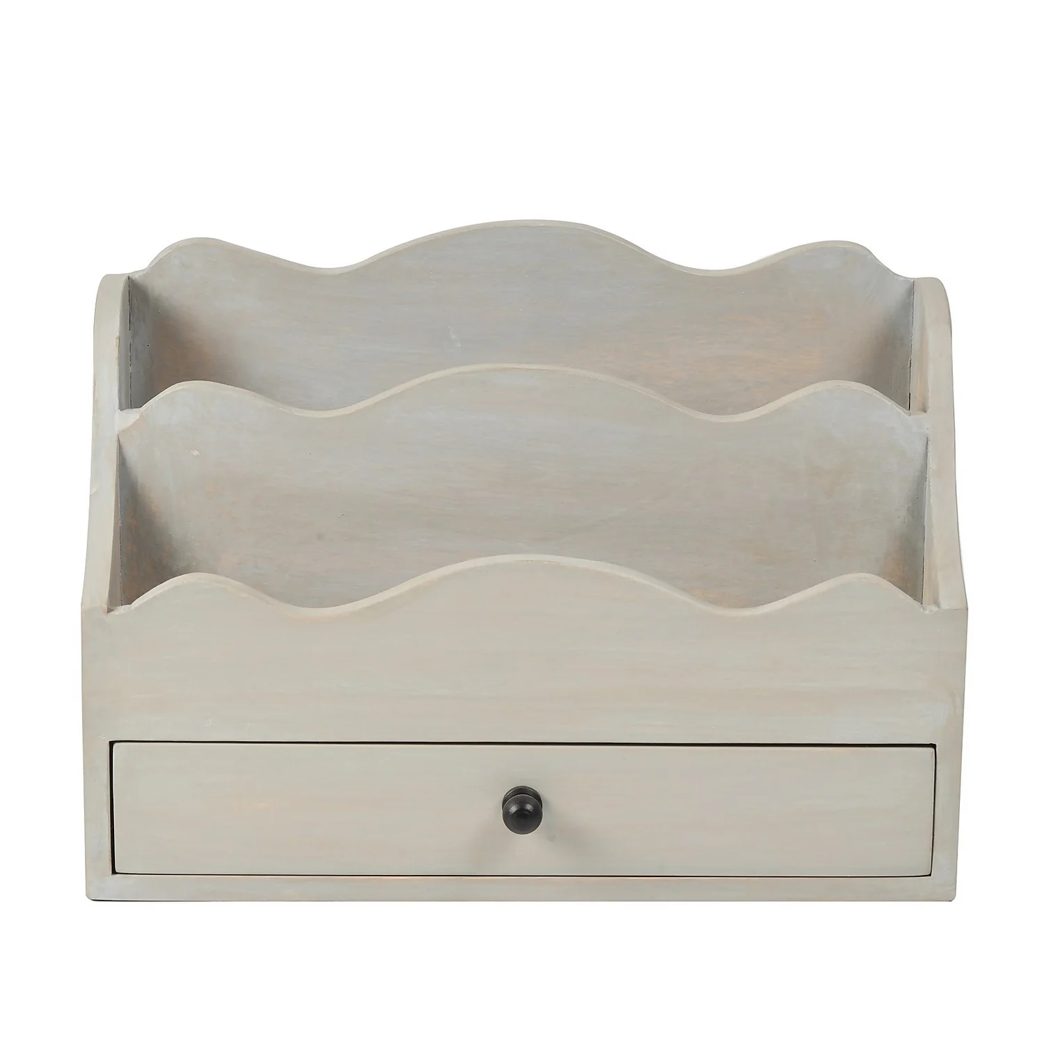 Country Living Wooden Letter Holder - Grey 1 Country Living Wooden Letter Holder - Grey