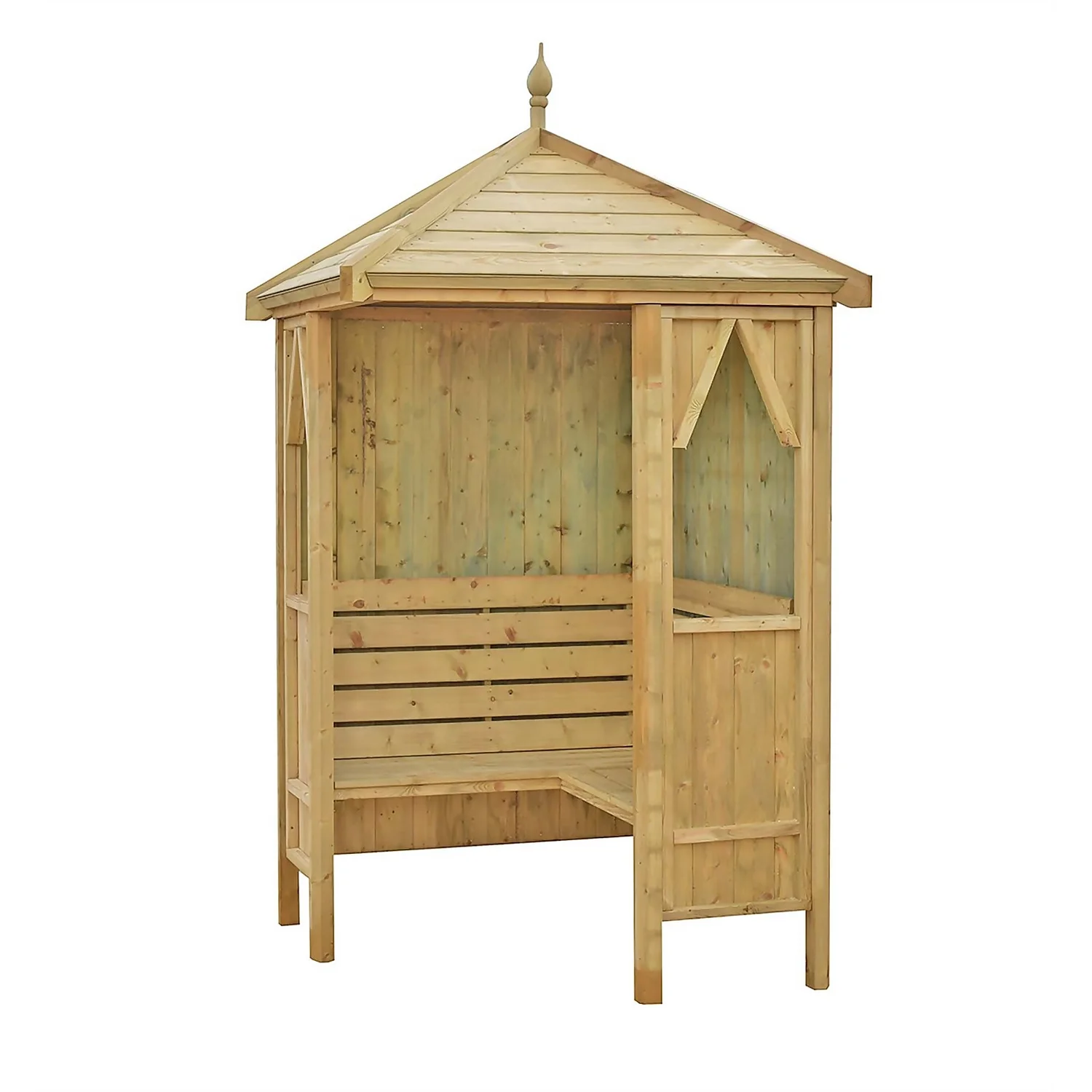 Shire Honeysuckle Corner Arbour - 4x4ft 2 Shire Honeysuckle Corner Arbour - 4x4ft - Image 2