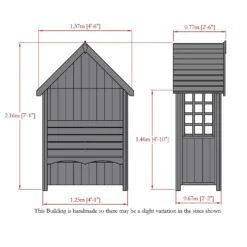 Shire Mimosa Arbour - 4x2ft -Best Home Furnishing Store 12887176 7884849861854342