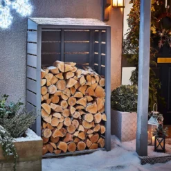 Shire Tall Wall Log Store - 3x1.5ft -Best Home Furnishing Store 12887202 1504910901538437