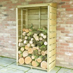 Shire Tall Wall Log Store - 3x1.5ft -Best Home Furnishing Store 12887202 1824851593365374