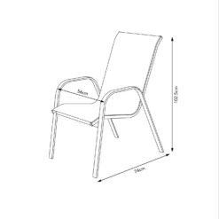 Malindi 6 Seater Garden Dining Set - Grey 13 Malindi 6 Seater Garden Dining Set - Grey -Best Home Furnishing Store 12887812 3374947969778299