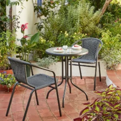Eloise Bistro Set - Black