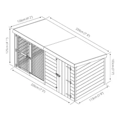 Mercia 8 X 4 Dog Kennel & Run - Including Installation 14 Mercia 8 X 4 Dog Kennel & Run - Including Installation -Best Home Furnishing Store 12888128 2014843294603227