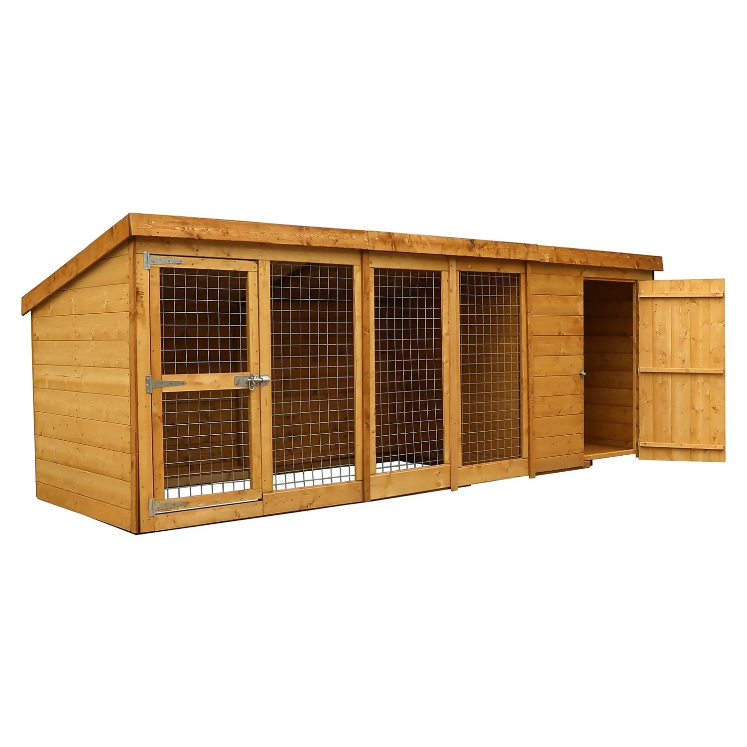 Mercia 12 X 4 Dog Kennel & Run (Installed) 1 Mercia 12 X 4 Dog Kennel & Run (Installed)