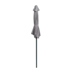 None 2.1m Crank & Tilt Parasol Light Grey - Dia. 38mm -Best Home Furnishing Store 12888557 1054843673613402