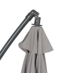 None 3m Overhanging Parasol - Light Grey -Best Home Furnishing Store 12888566 7124966185535470