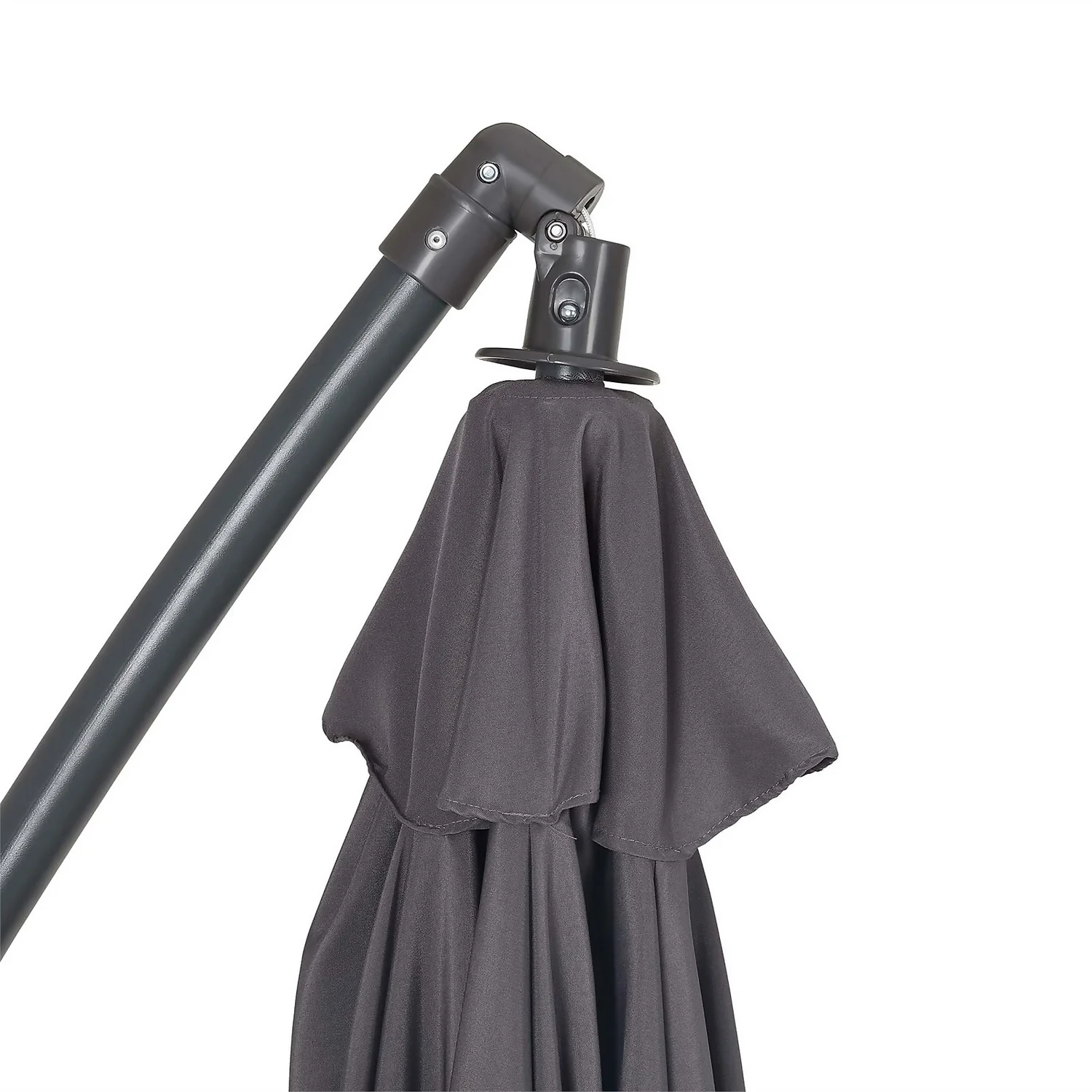 3m Overhanging Parasol - Dark Grey 4 3m Overhanging Parasol - Dark Grey - Image 4