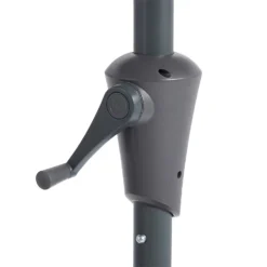 None 2.7m Crank & Tilt Parasol Light Grey - Dia. 38mm -Best Home Furnishing Store 12888568 8604843674381042