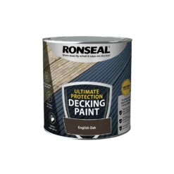 Ronseal Ultimate Protection Decking Paint English Oak - 2.5L -Best Home Furnishing Store 12889264 8184942291318605