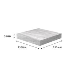 Flexi Storage Decorative Shelving Floating Shelf Grey Oak 250x38x250mm 7 Flexi Storage Decorative Shelving Floating Shelf Grey Oak 250x38x250mm -Best Home Furnishing Store 12889892 4994976219095233