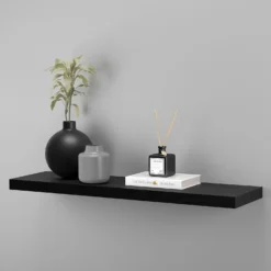 Flexi Storage Decorative Shelving Floating Shelf Black Oak 900x38x240mm -Best Home Furnishing Store 12889895 8824867914451104