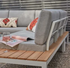 Spirit Metal Garden Corner Sofa Set - Grey 13 Spirit Metal Garden Corner Sofa Set - Grey -Best Home Furnishing Store 12889918 1174869216203745