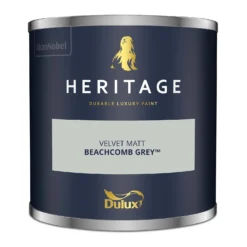 Dulux Heritage Matt Emulsion Paint Beachcomb Grey - Tester 125ml -Best Home Furnishing Store 12891144 2844843786718994