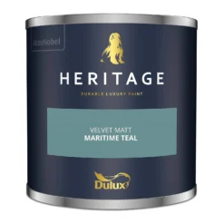 Dulux Heritage Matt Emulsion Paint Maritime Teal - Tester 125ml -Best Home Furnishing Store 12891282 1214843800293508