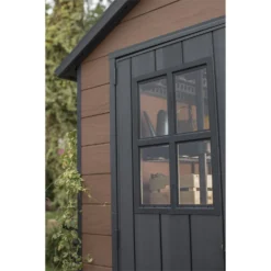 Keter Newton 7.5 X 7ft Outdoor Plastic Garden Storage Shed - Brown 16 Keter Newton 7.5 X 7ft Outdoor Plastic Garden Storage Shed - Brown -Best Home Furnishing Store 12909854 5424845876177237