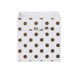 Living Elements Compact Cube Foil Spot Insert - White & Gold -Best Home Furnishing Store 12932945 6944887875943942