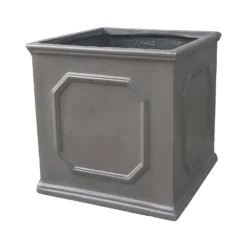Mayfair Lead Cube Planter - 32cm