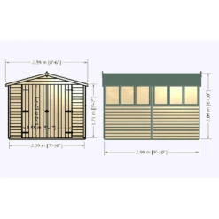 Shire 10 X 8ft Shed Overlap Double Door 17 Shire 10 X 8ft Shed Overlap Double Door -Best Home Furnishing Store 13082806 6514862497398822