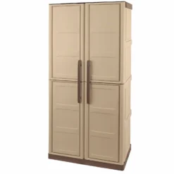 Shire Large Storage Cupboard Broom