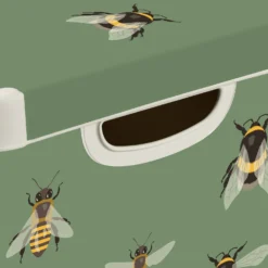 Curver Stockholm Bees Deco Storage Box - Green - 22L 8 Curver Stockholm Bees Deco Storage Box - Green - 22L -Best Home Furnishing Store 13169626 5564898511804807