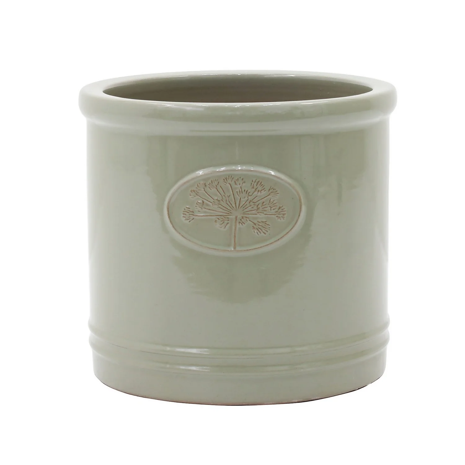 Country Living Heritage Sage Cylinder Pot - 20cm 1 Country Living Heritage Sage Cylinder Pot - 20cm
