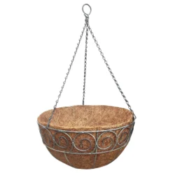 35 Cm Distress Finish Hanging Basket With Coco Liner 7 35 Cm Distress Finish Hanging Basket With Coco Liner -Best Home Furnishing Store 13193949 1054902150164586
