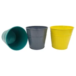Ribbed Planter (3 Colour Mix) - 12cm -Best Home Furnishing Store 13193954 1404933504133604